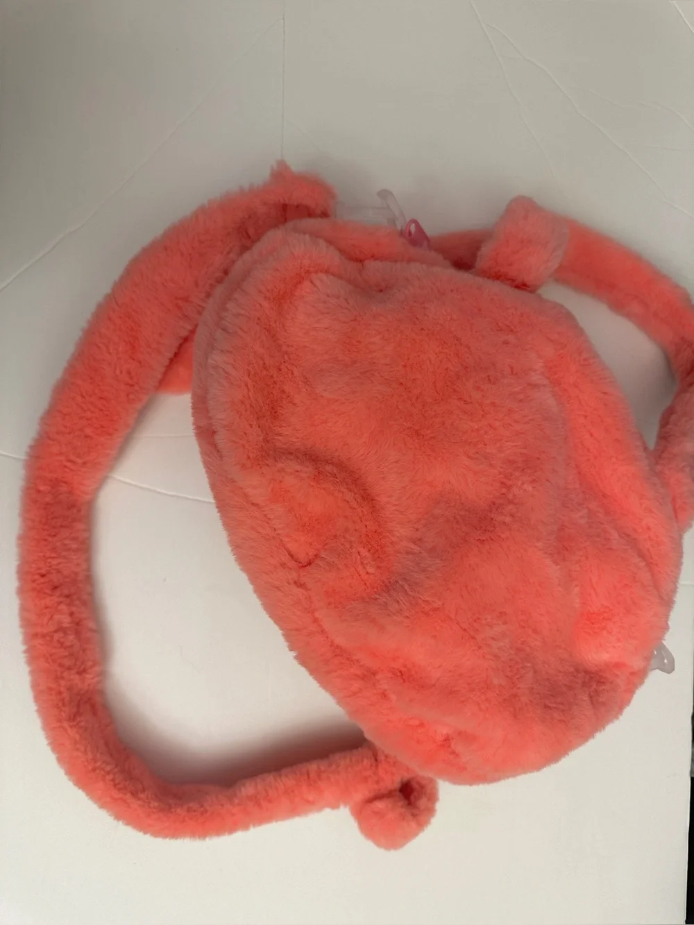 Pink Plush Bunny Handbag - Cute Character Purse
